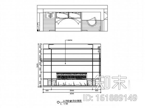 [江苏]宜兴某四层别墅中式风格室内装修图cad施工图下载【ID:161889149】