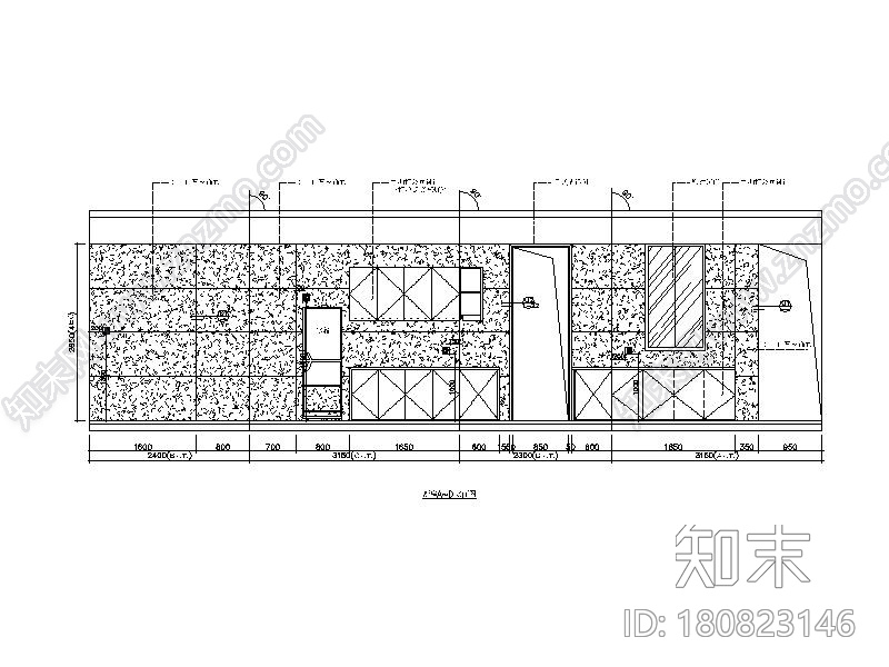 [福建]现代简约风格样板房整套CAD施工图（含实景图）施工图下载【ID:180823146】