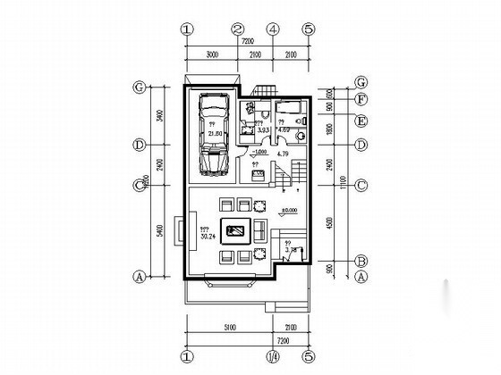 某三层老年公寓建筑方案图cad施工图下载【ID:160730192】