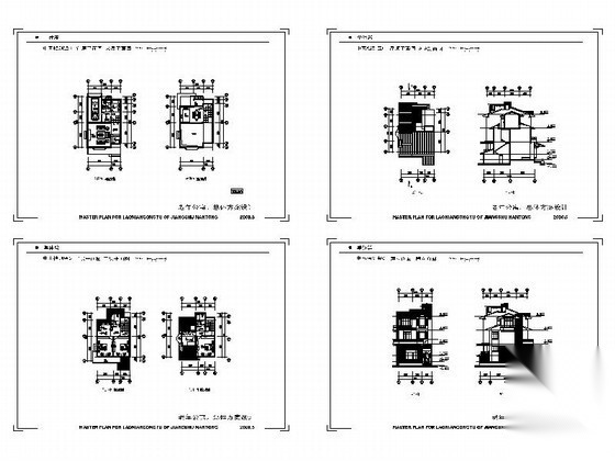 某三层老年公寓建筑方案图cad施工图下载【ID:160730192】