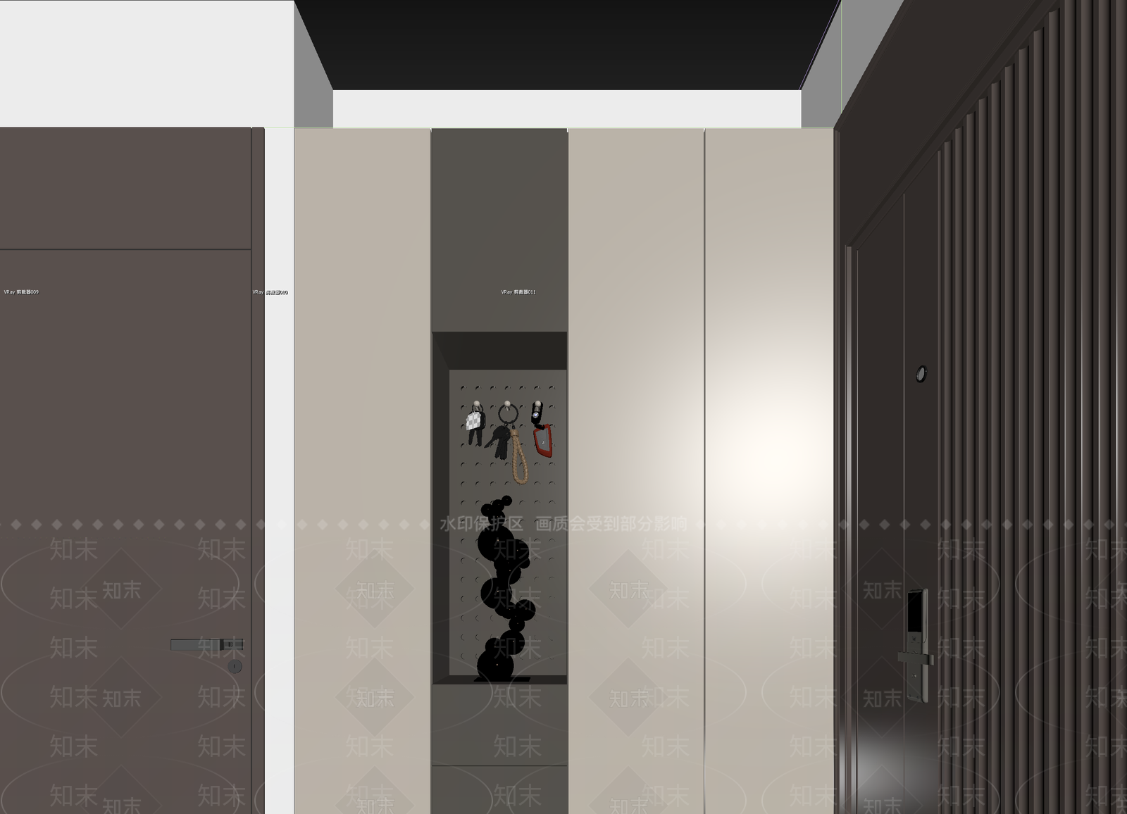 现代玄关3D模型下载【ID:1215097928】