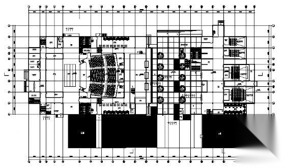 某二层剧场建筑方案图cad施工图下载【ID:151653113】