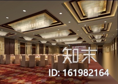 [安徽]国际酒店多功能宴会厅装修图（含效果）cad施工图下载【ID:161982164】