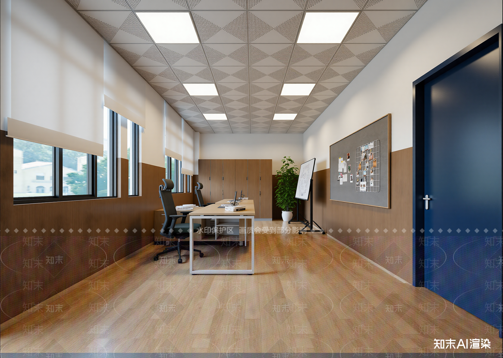 现代办公室3D模型下载【ID:1214638495】