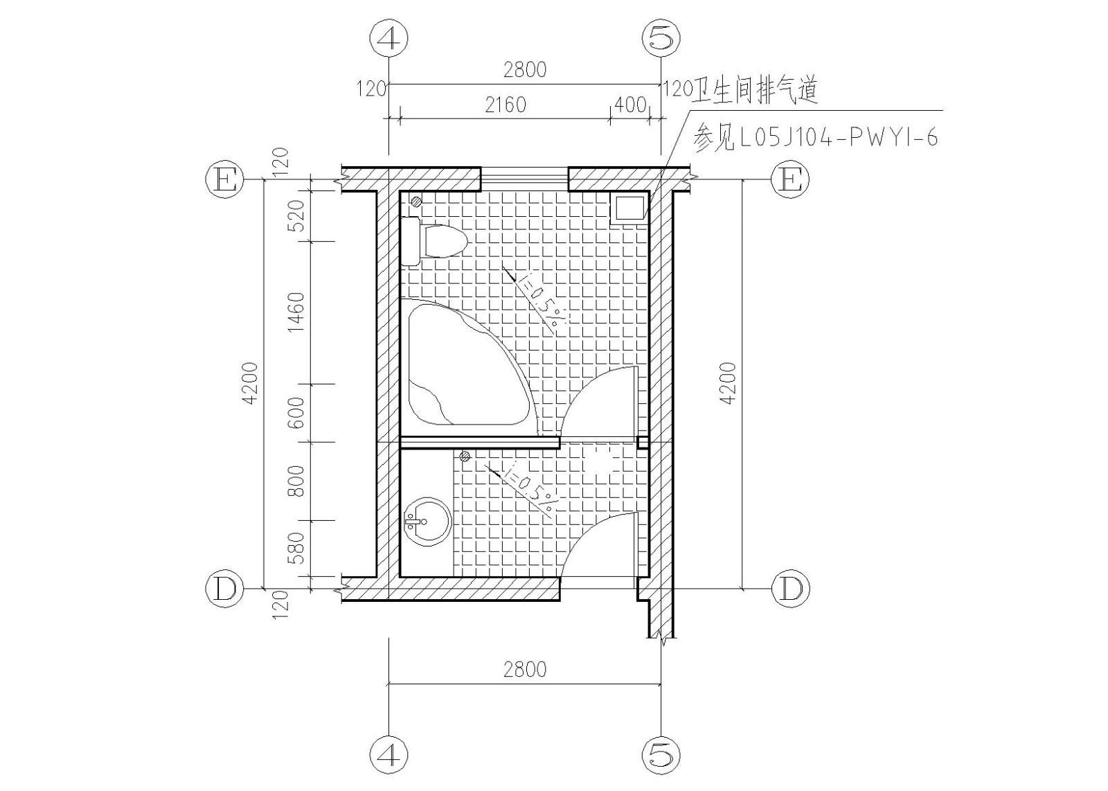 现代风格2层独栋别墅建筑施工图cad施工图下载【ID:149891116】