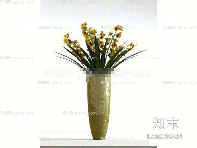 陶艺花瓶3D模型下载【ID:62792484】