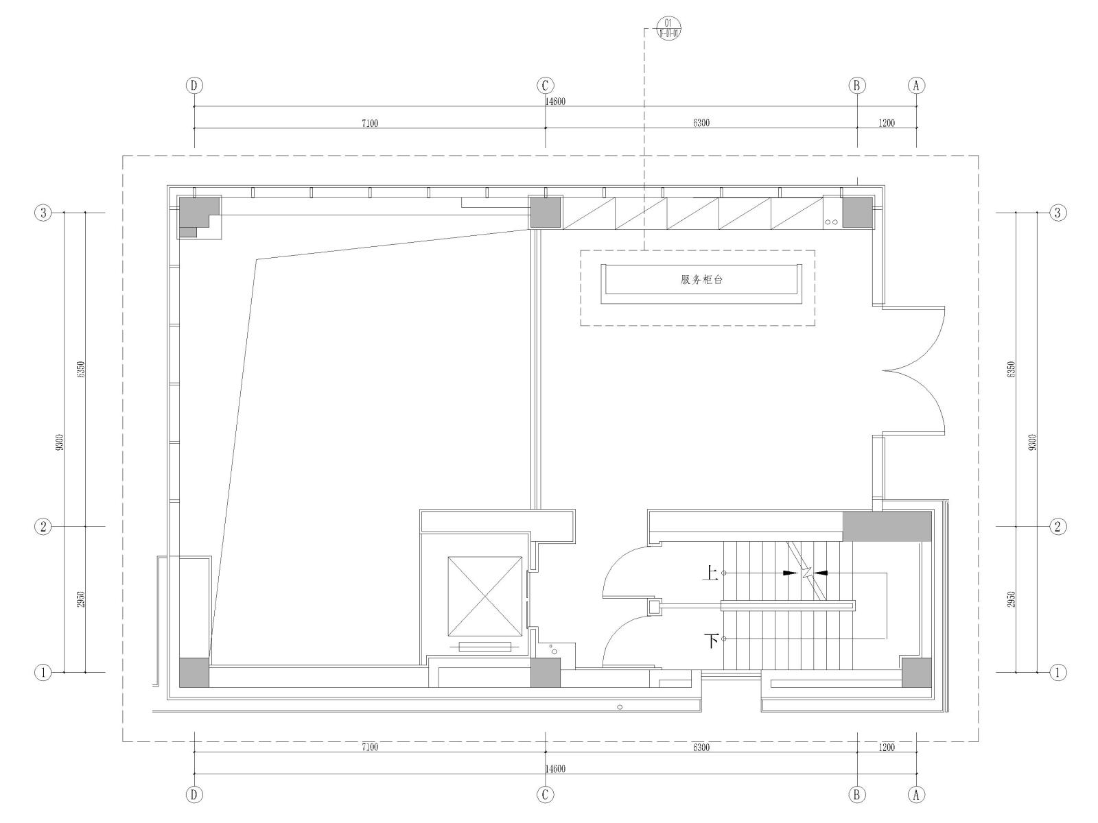 郑州壹号院商务会所室内装修设计施工图cad施工图下载【ID:1131207239】