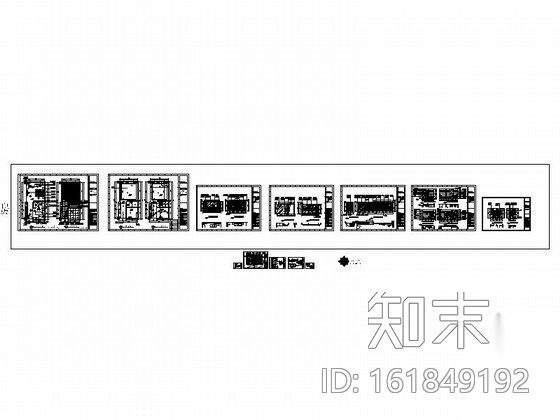 [东莞]休闲会所桑拿客房室内装修图cad施工图下载【ID:161849192】
