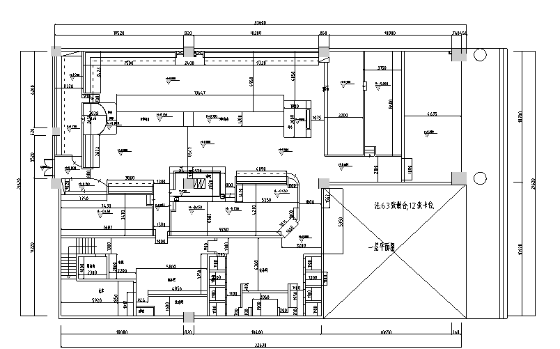 本色风格酒吧空间设计施工图（附效果图）cad施工图下载【ID:161789188】