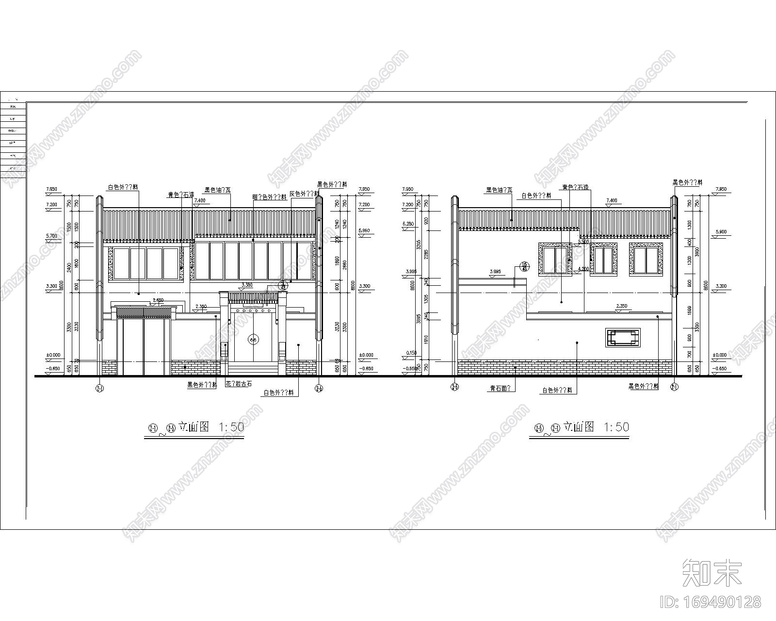 北京四合院建筑|CAD施工图+效果图|施工图下载【ID:169490128】