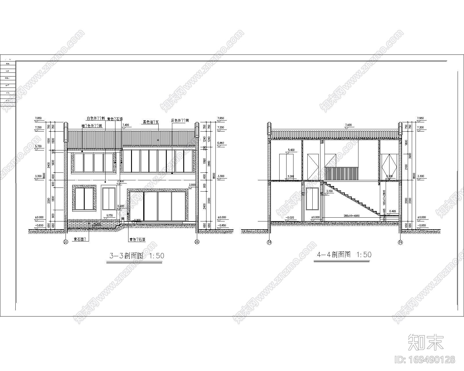 北京四合院建筑|CAD施工图+效果图|施工图下载【ID:169490128】