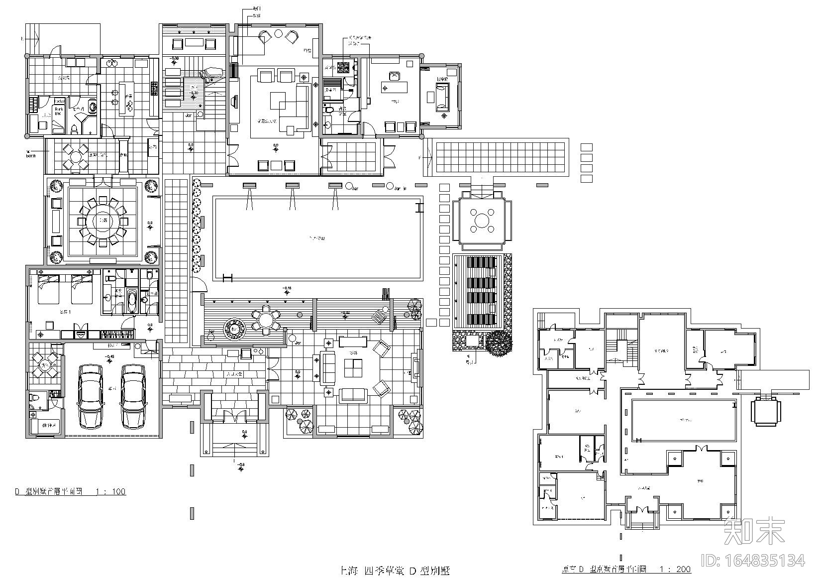 ​[上海]梁志天_四季草堂D型別墅样板房图纸施工图下载【ID:164835134】