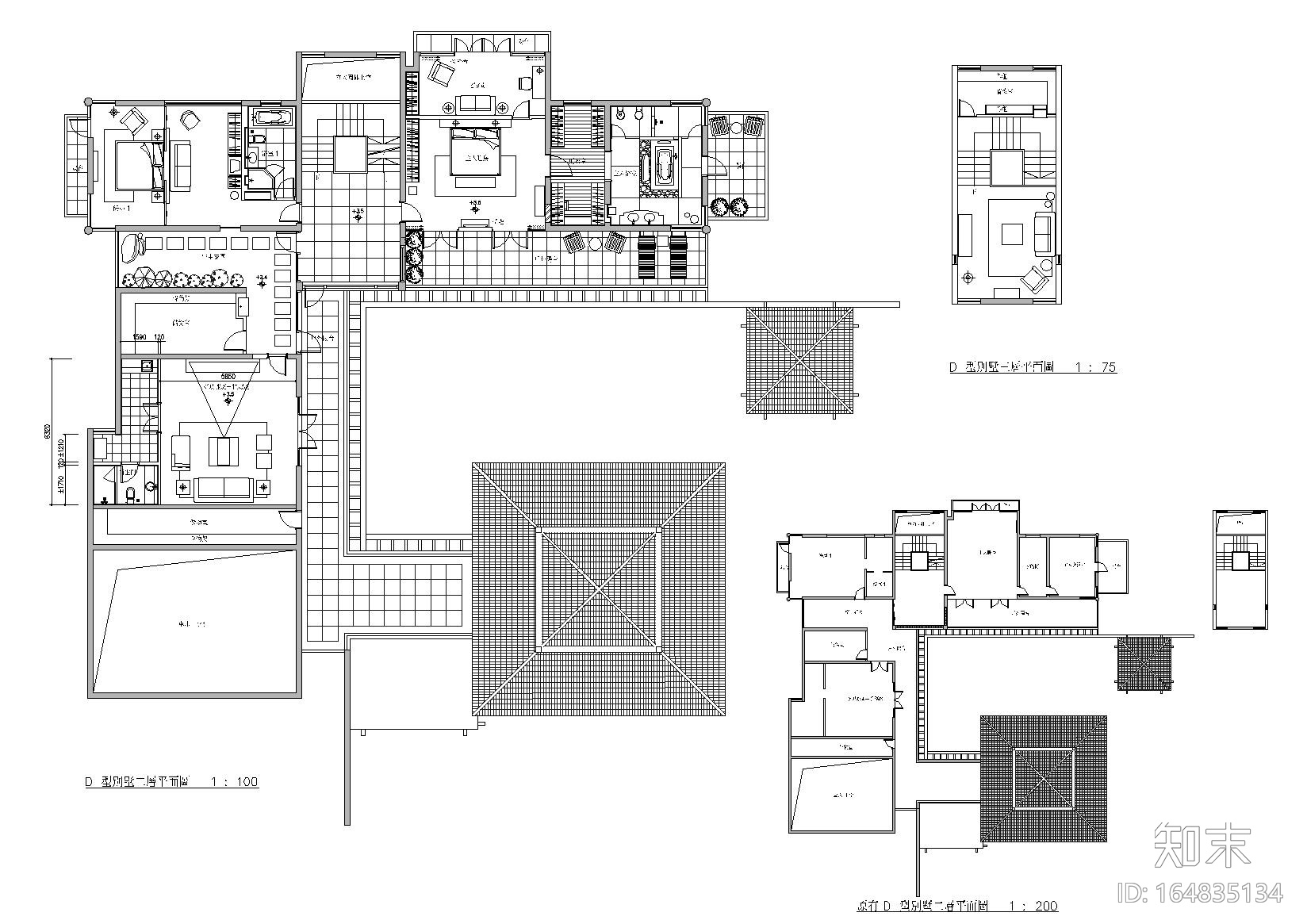 ​[上海]梁志天_四季草堂D型別墅样板房图纸施工图下载【ID:164835134】