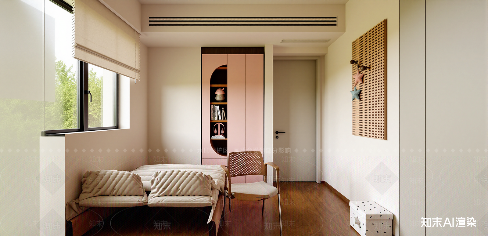 现代家居卧室SU模型下载【ID:1216002308】