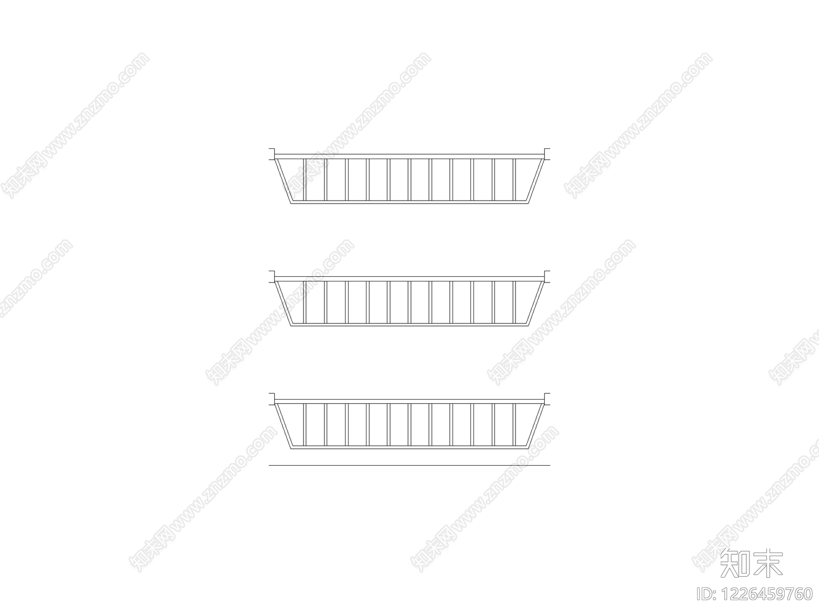 桌子cad施工图下载【ID:1226459760】