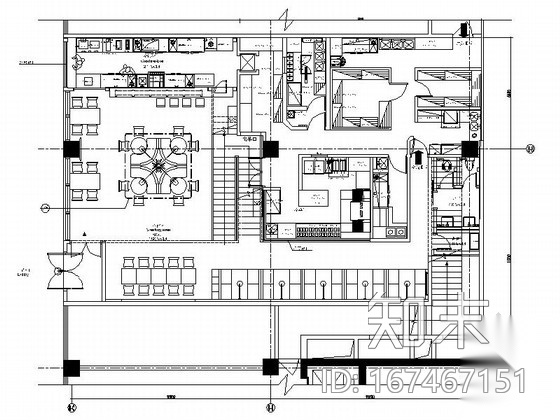 [太原]炫酷时尚全国连锁披萨餐饮空间竣工图（含效果图）cad施工图下载【ID:167467151】