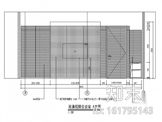 [湖南]高档现代商业公司办公室室内装修施工图cad施工图下载【ID:161795143】
