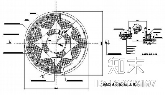 下沉式广场与跌水池设计图施工图下载【ID:165919197】