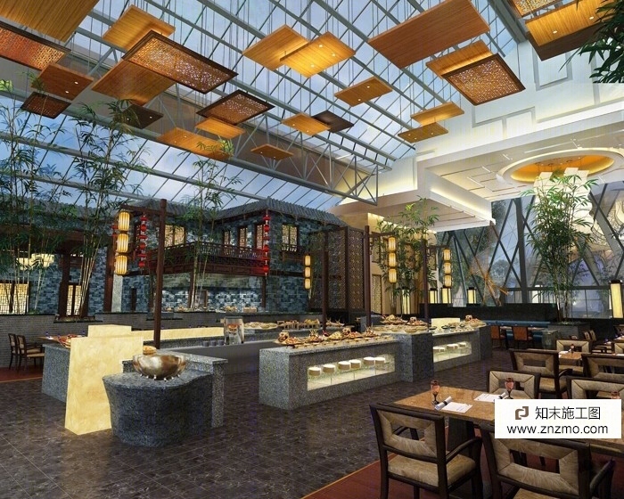 某酒店大堂设计方案cad施工图下载【ID:66946066】