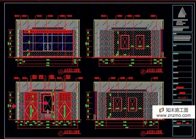 某酒店大堂设计方案cad施工图下载【ID:66946066】