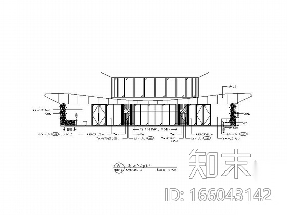 [厦门]某国际会所营销中心全套施工图（含效果）cad施工图下载【ID:166043142】