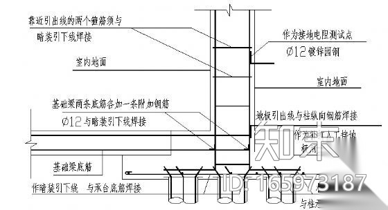 多种防雷做法大样图及设计说明cad施工图下载【ID:165973187】