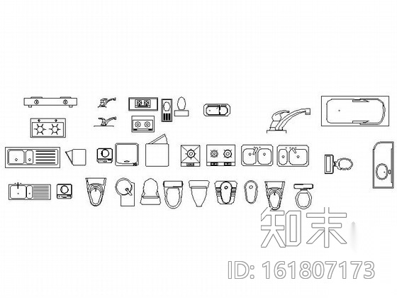 厨卫cad施工图下载【ID:161807173】