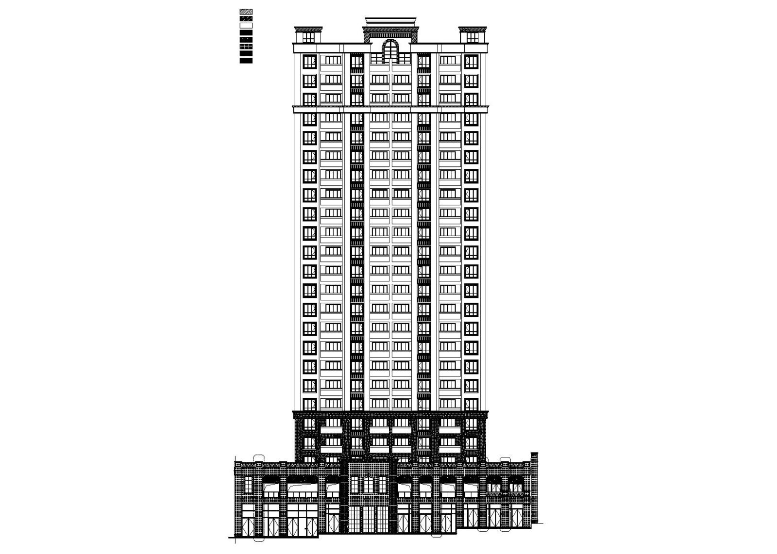 [贵州]贵阳清镇伊甸园项目建筑施工图cad施工图下载【ID:150004125】