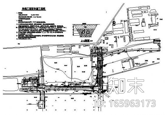 某宿舍区供暖外线平面图施工图下载【ID:165963173】