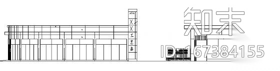 某单位传达室建筑方案图cad施工图下载【ID:167384155】