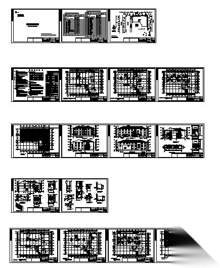 某三层多功能娱乐性建筑施工图cad施工图下载【ID:151666138】