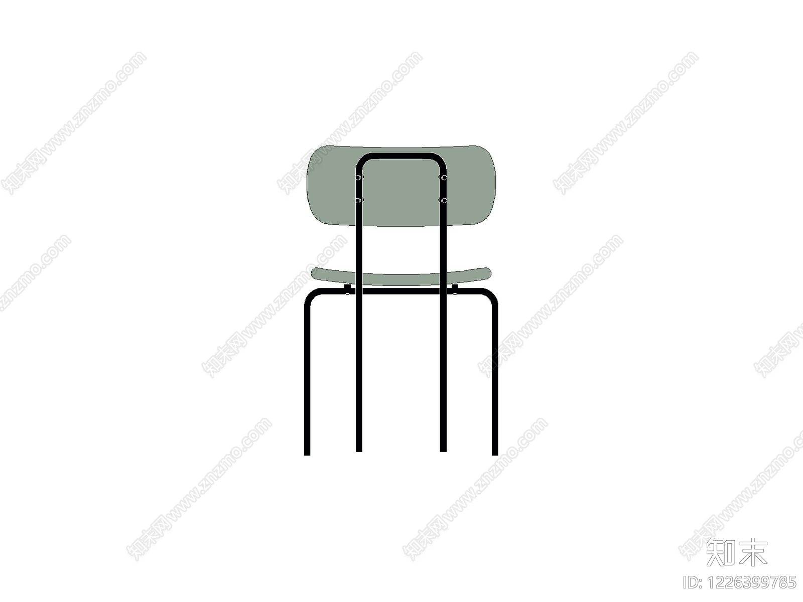 椅子cad施工图下载【ID:1226399785】