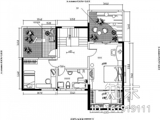 某两层别墅装修图cad施工图下载【ID:161919111】