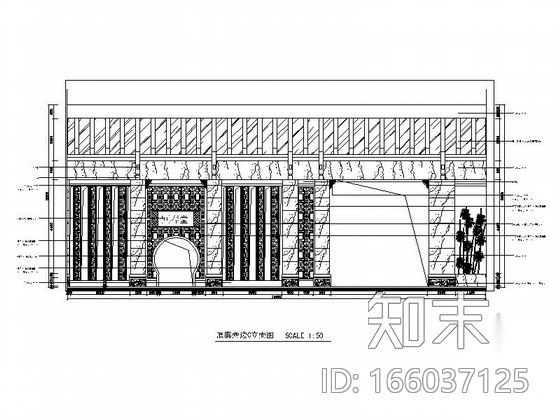 [重庆]典雅中式风格三级甲等中医院住院楼装修施工图cad施工图下载【ID:166037125】