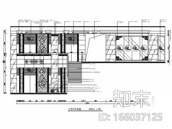 [重庆]典雅中式风格三级甲等中医院住院楼装修施工图cad施工图下载【ID:166037125】