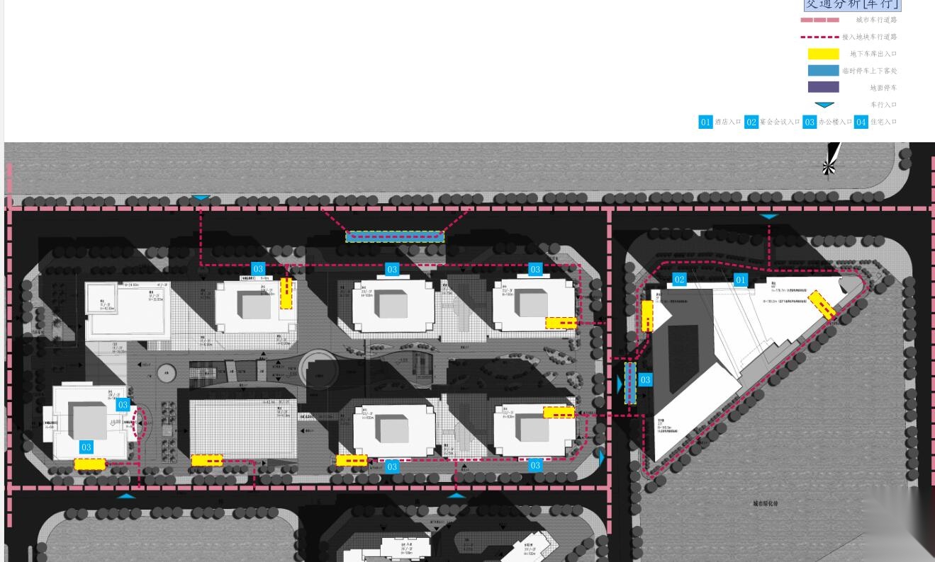 四川]大源商务区建筑及景观设计建筑方案文本（PDF+75页...cad施工图下载【ID:167063121】