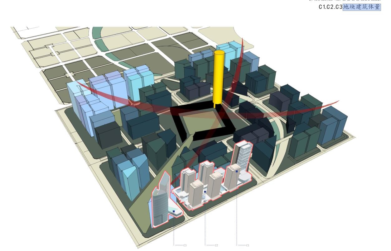 四川]大源商务区建筑及景观设计建筑方案文本（PDF+75页...cad施工图下载【ID:167063121】