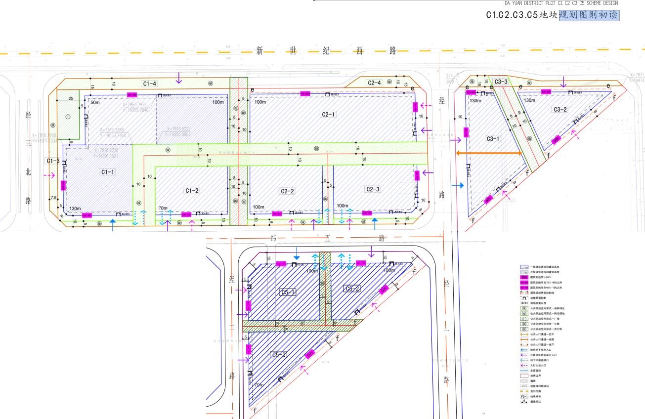 四川]大源商务区建筑及景观设计建筑方案文本（PDF+75页...cad施工图下载【ID:167063121】