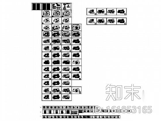 [上海]高档现代简约风格两层别墅室内装修施工图cad施工图下载【ID:161853165】