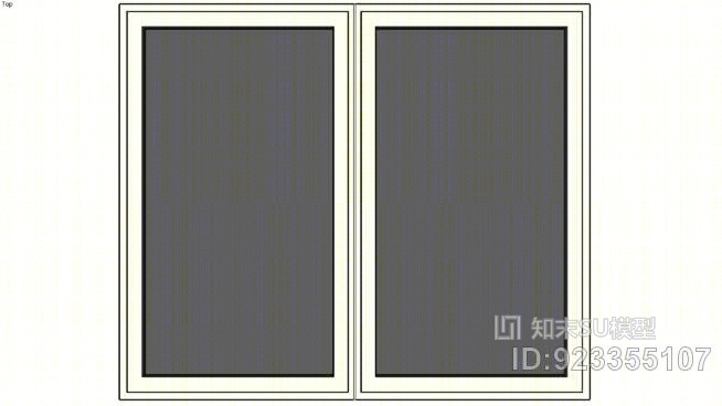 完整的木材UrTrx窗框2947SU模型下载【ID:923355107】