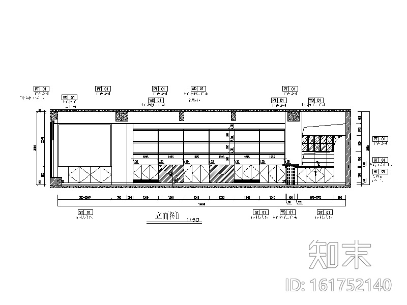 现代风格小巨蛋办公室设计CAD施工图（含实景图）cad施工图下载【ID:161752140】