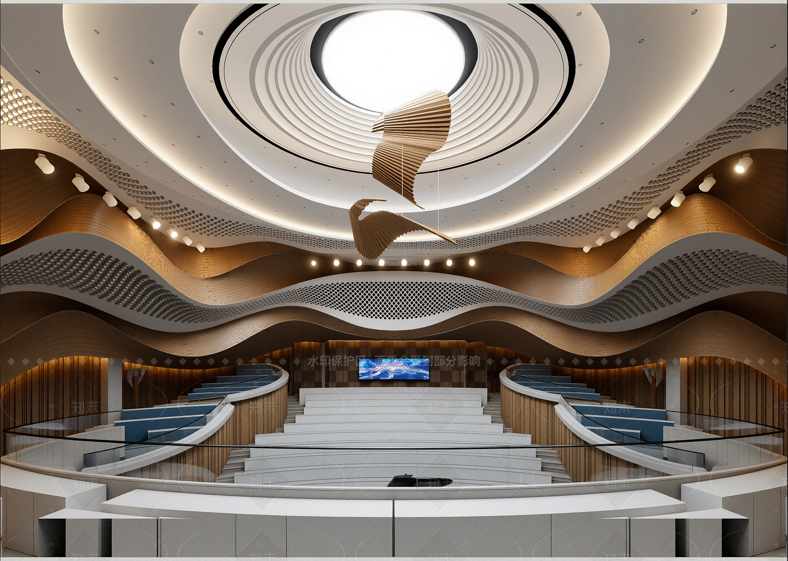 现代科技展厅3D模型下载【ID:1214560283】