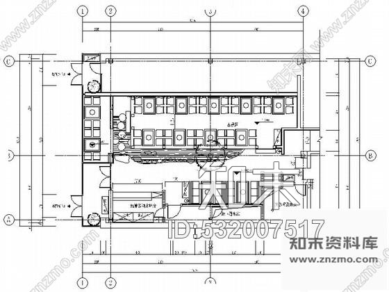 施工图北京精品现代中式烧烤店施工图含效果施工图下载【ID:532007517】