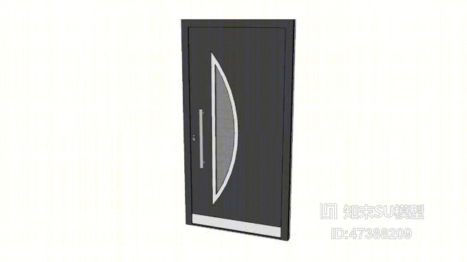 单开门SU模型下载【ID:217913311】