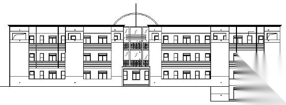 中学实验楼建筑施工图纸cad施工图下载【ID:151576141】