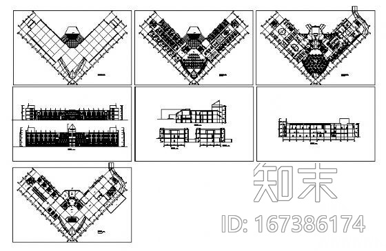 某二层滑雪俱乐部建筑方案施工图下载【ID:167386174】