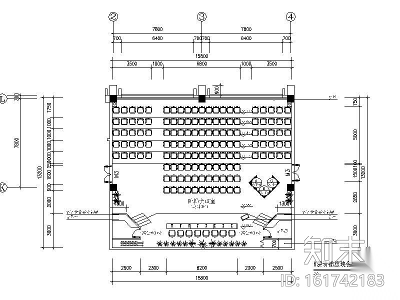 某指挥中心办公楼装修图(含效果)施工图下载【ID:161742183】