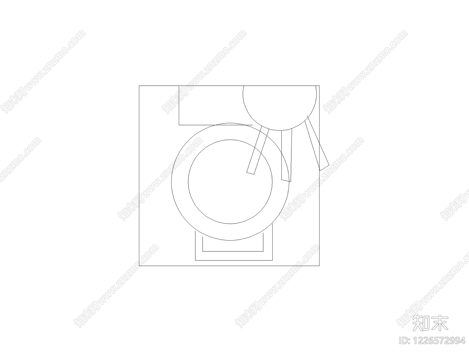 厨房设施cad施工图下载【ID:1226572994】