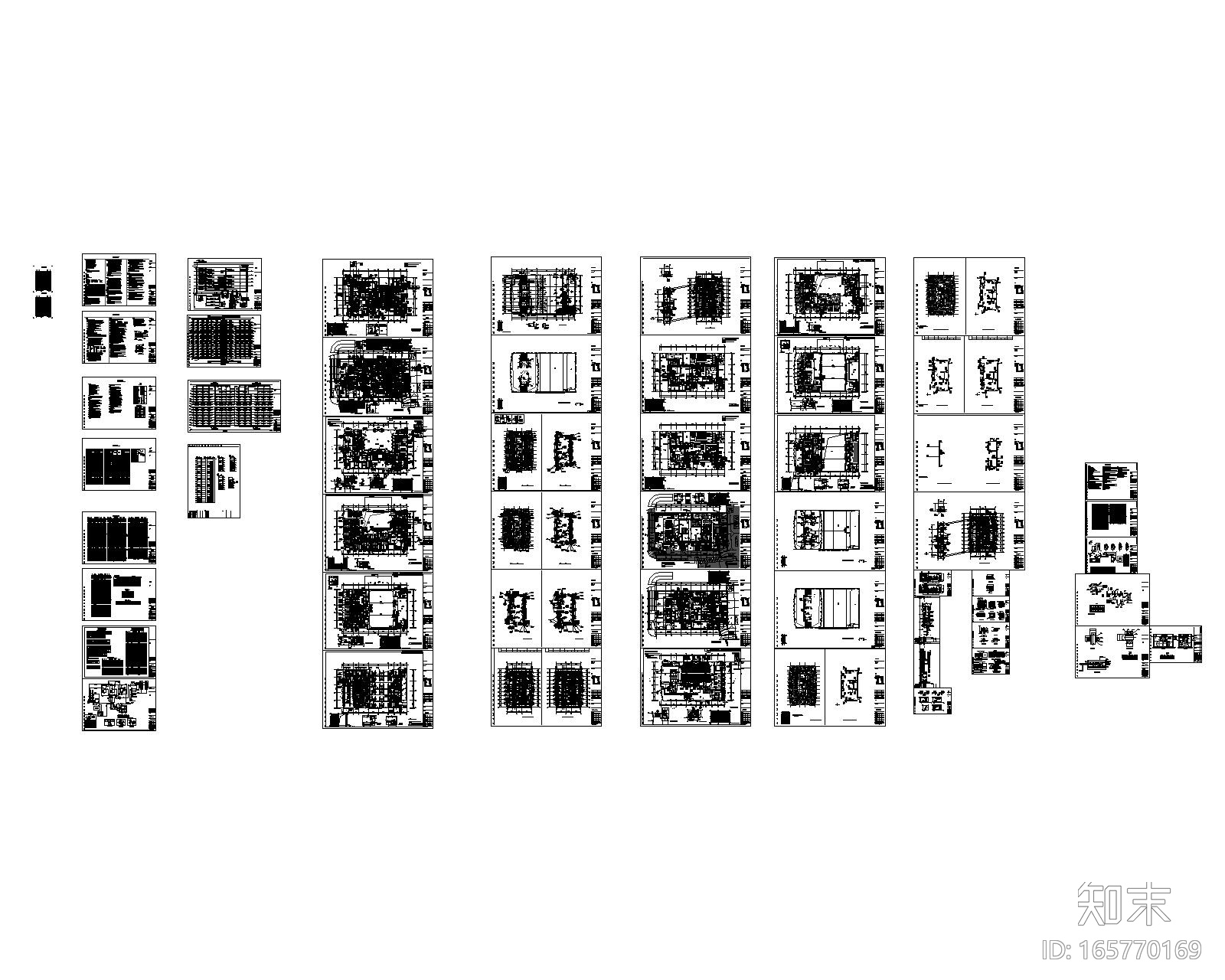 万达广场五星级酒店暖通设计施工图施工图下载【ID:165770169】