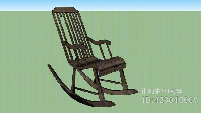 折断摇椅SU模型下载【ID:423045065】
